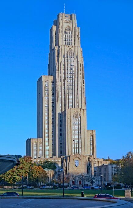 Outside view of dental school building